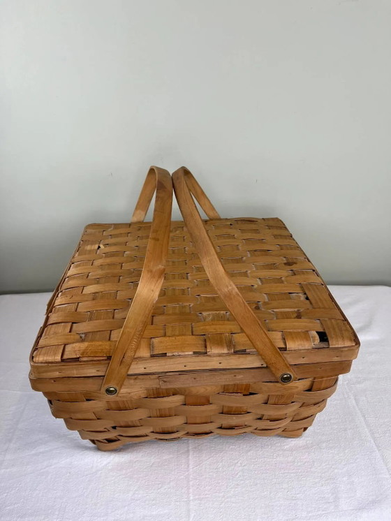 Grand Basket vintage – Decorative Objects, Wicker, Rattan (photo 3 of 10)