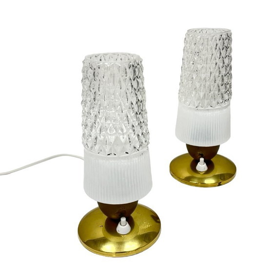 Image 1 of Pair of vintage Elektro-Rausendorf Bautzen bedside lamps, Germany, 1970s