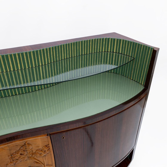 Image 1 of Vittorio Dassi Mobile bar moderno Mid-Century, Italia, anni '50