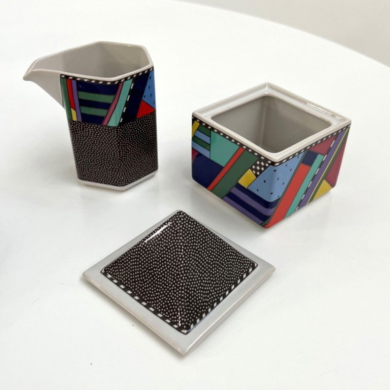 Image 1 of Escenario de servicio de té Metropol de Barbara Brenner para Rosenthal, década de 1990.