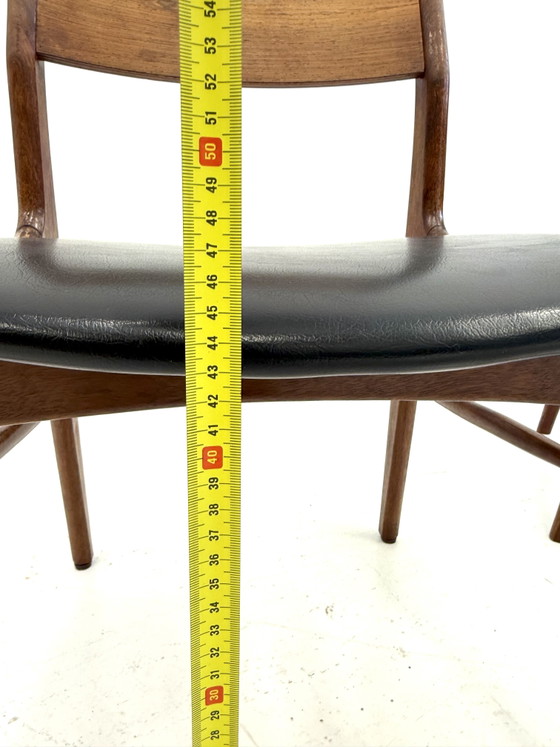 4 sillas de comedor danesas – Wood, Skai, Vintage (photo 11 of 11)
