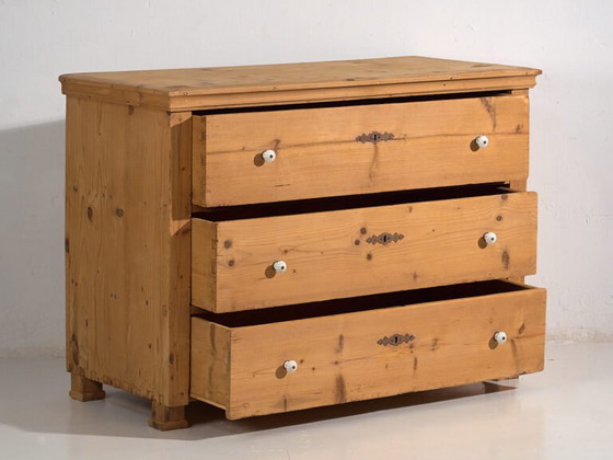 Commode antique en bois massif (c.1920) #14 – Rustic (photo 23 of 40)