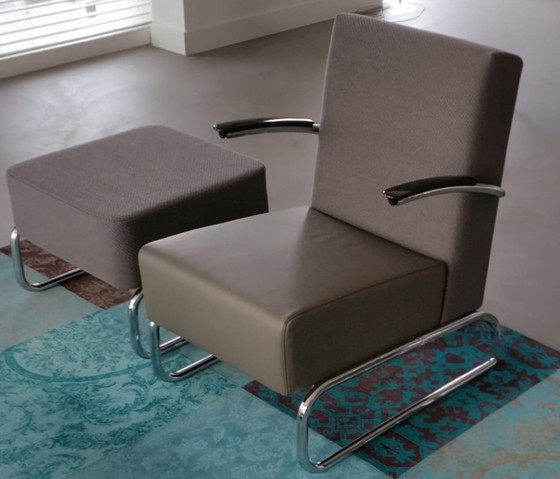 Image 1 of Sillón clásico Gispen 405 LA y otomana 443