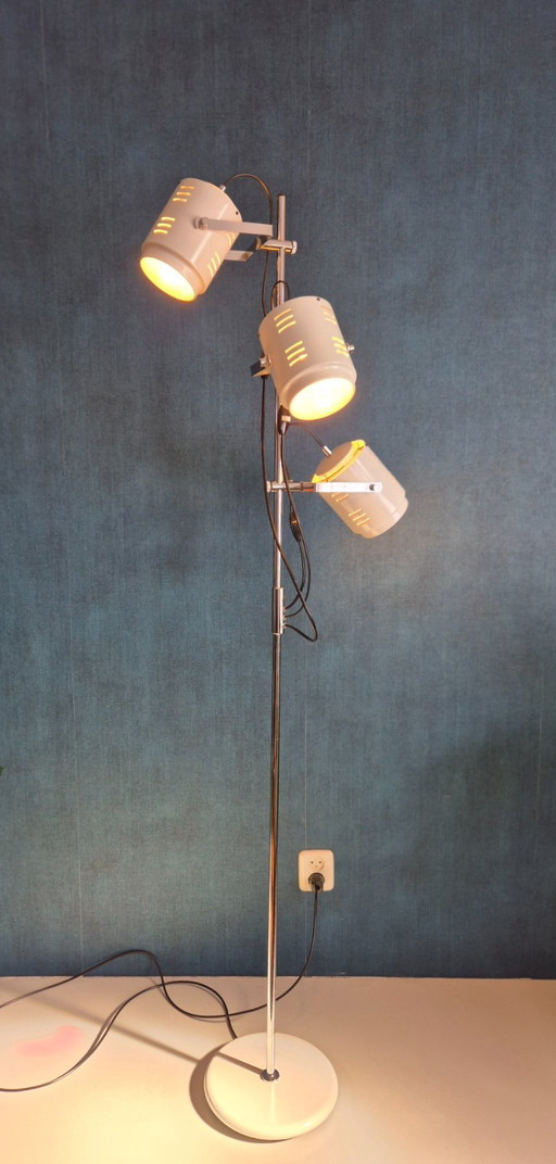 Vintage floor lamp - Herda with 3 spotlights - 1970s
