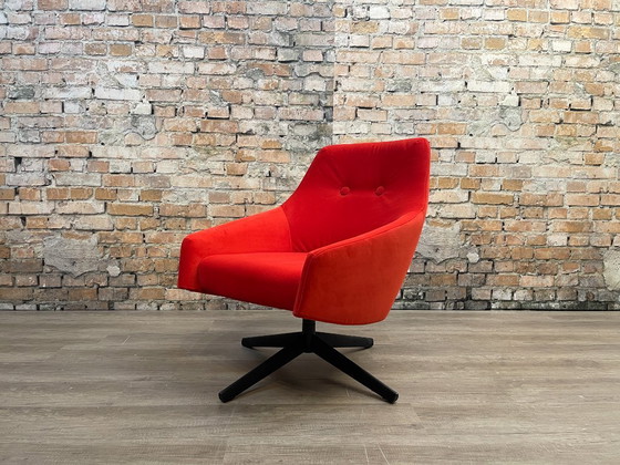 Montis Puk Low – Tissu Rouge | Simon Pengelly – Fauteuils, Metal, Textile (photo 8 of 21)