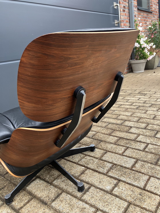 Image 1 of Sillón Eames de Herman Miller by Vitra con otomana. ¡De 1983 con factura! Rio Palissander