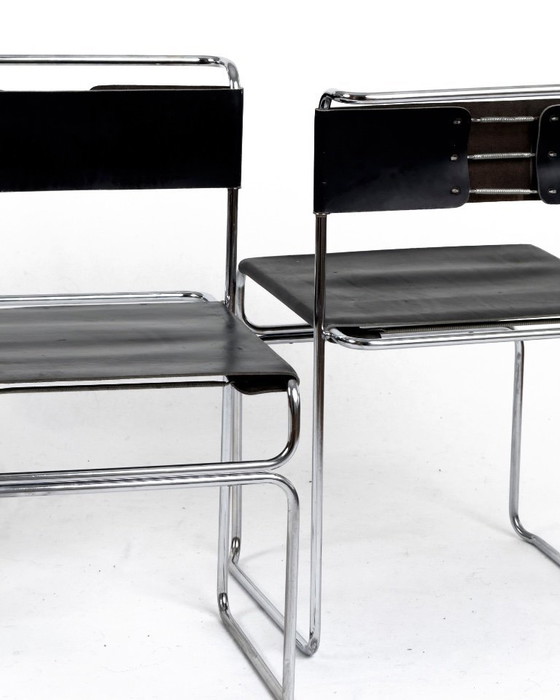 Image 1 of Set di 6 sedie vintage Libellula di Giovanni Carini per Planula