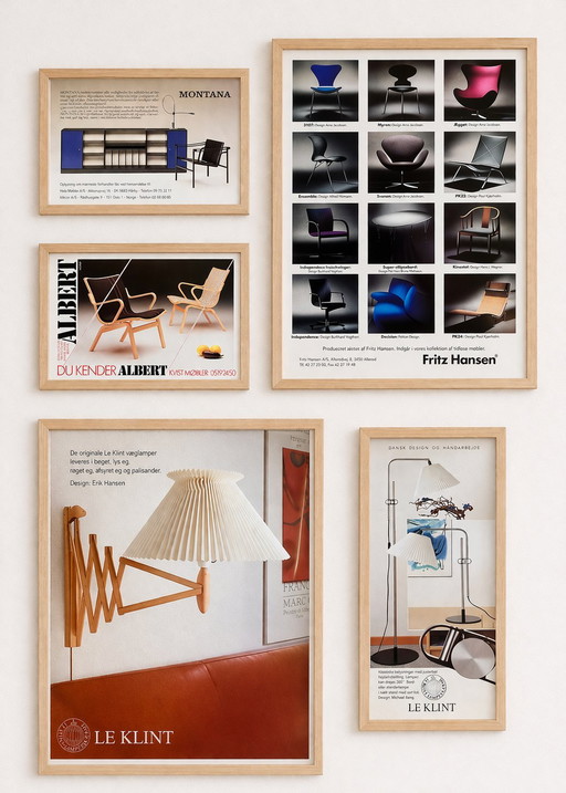 Materiale pubblicitario dal design vintage anni '80 e '90