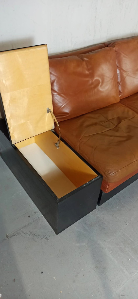 Image 1 of Divano modulare in pelle vintage COR