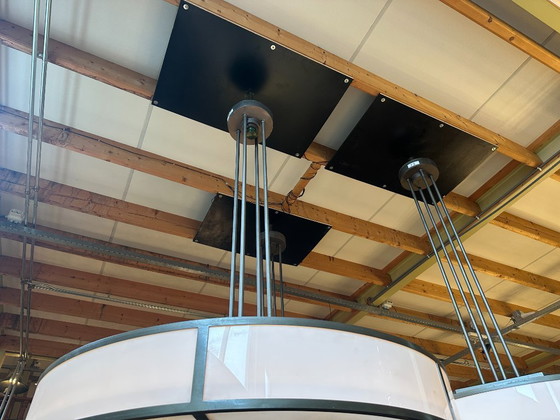 Image 1 of Lampes Art déco de Sir Edwin Lutyens. Midland Bank