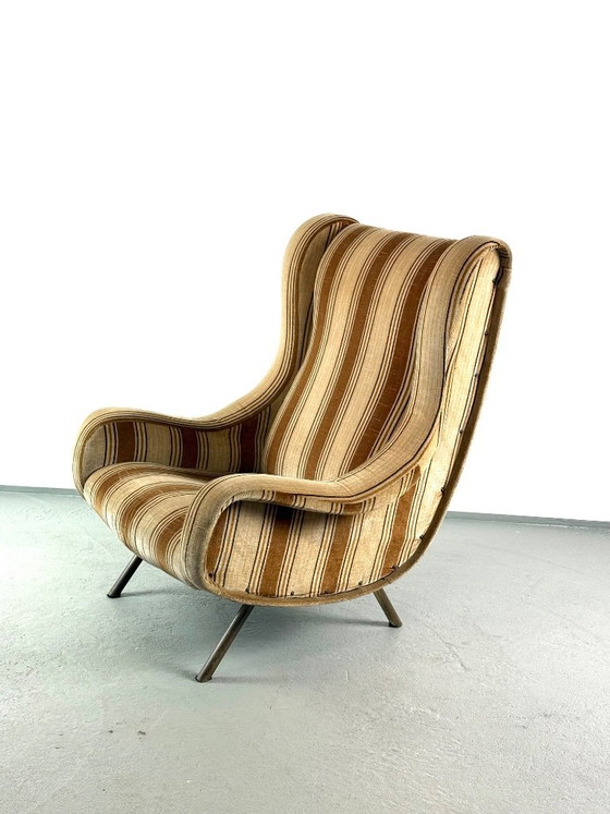 Marco Zanuso "Senior" Poltrona Per Arflex, 1951 – Poltrone, Brass (photo 5 of 13)