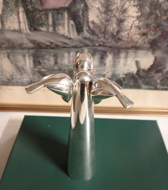 Image 1 of Christofle vase with three birds