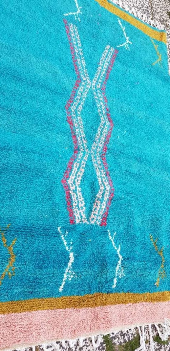 Image 1 of Alfombra bereber anudada a mano de lana, 255 x 168 cm