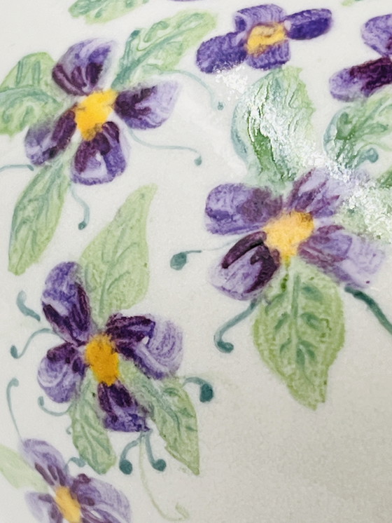 Image 1 of Keramik-Soliflore mit der Signatur "Donche".