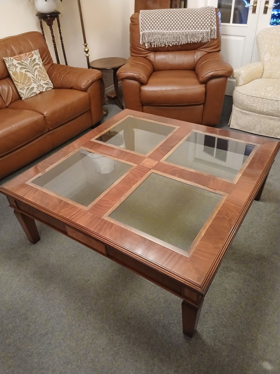 Charles Barr Couchtisch – Couchtische, Holz, Glas (photo 2 of 5)