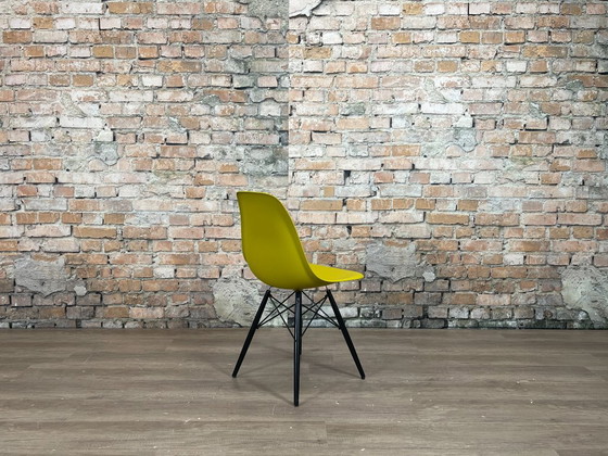 Vitra DSW moutarde/noir - PLUSIEURS EXEMPLAIRES EN STOCK – Chaises & fauteuils, Metal, Plastic (photo 7 of 16)