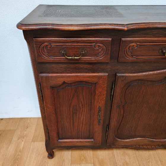 Image 1 of Vintage Louis XV wandkast buffetkast dressoir ladekast