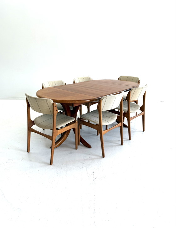 Table à manger extensible vintage, Arebbo Møbler '70 – Tables de salle à manger, Wood, Metal (photo 10 of 13)