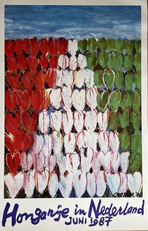 Jan Cremer After (1940-2024), Hongarije In Nederland Juni 1987, Copyright Cinc C/O Beeldrech Amsterdam/Jan Cremer 1986, Stampato