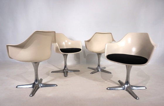Image 1 of Set of four Arkana 116 dining chairs by Maurice Burke, 1960