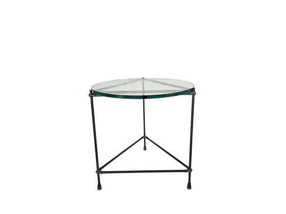 Image 1 of Hollywood Regency style - Side table - in the style of Jacques Tournus - 1990's