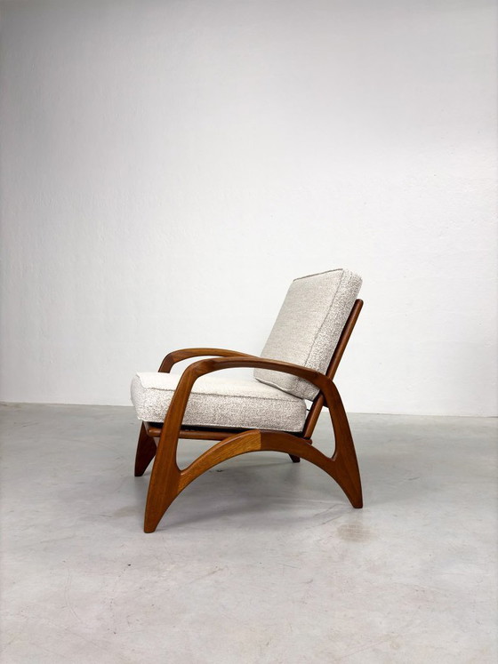 Seltener Mid-Century-Sessel von De Ster Geldermalsen – Wood (photo 2 of 15)