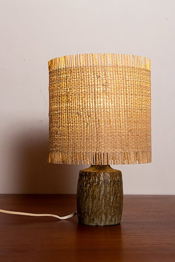 Image 1 of Zweedse vloerlamp van keramiek uit de "Rubus" serie van Gunnar Nylund voor Rörstrand 1960.