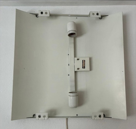 Vintage Raak 'Licht-Tichels' P-1500 Wall Light, Amsterdam 1972, Plastic, Metal, Creme (photo 7 of 8)