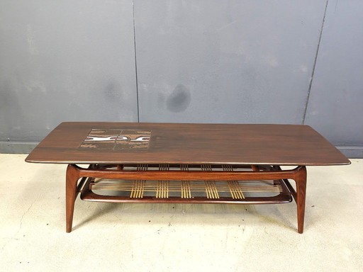 Organic Coffee Table by Louis Van Teeffelen for WEBE - The Netherlands - 1950's