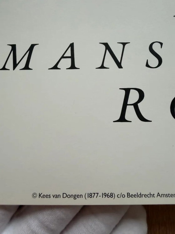Kees Van Dongen Museum Boijmans van Beuningen Rotterdam Poster, Carta, Rosso, Modern (foto 7 di 9)