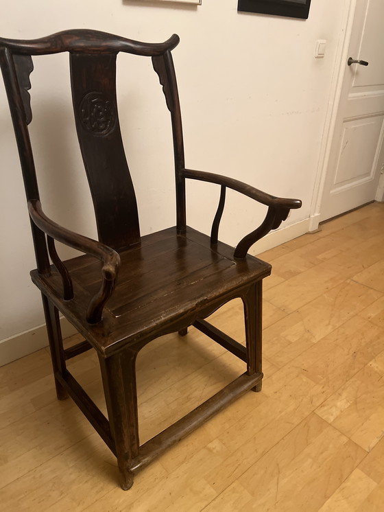 Image 1 of Antieke Chinese stoelen. Setbusje 2