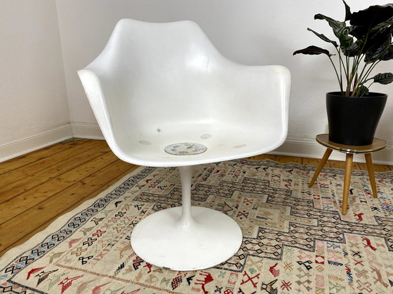 Image 1 of Set van 2 Tulip fauteuils van Eero Saarinen voor Knoll International