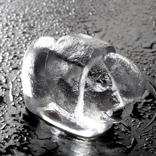 Elefante Skruf vintage de cristal: escultura de Lars Hellsten, años 70 Suecia