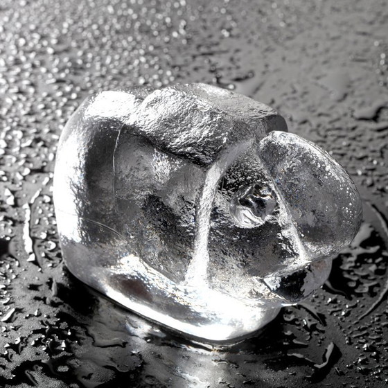 Image 1 of Elefante vintage in cristallo Skruf: scultura di Lars Hellsten, Svezia degli anni '70