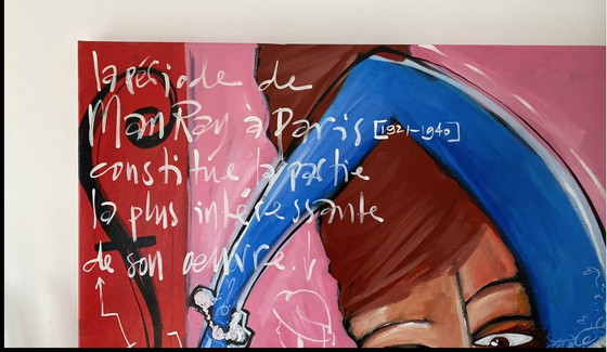 Image 1 of Selwyn Senatori, peinture Sangria, 100 x 100 cm