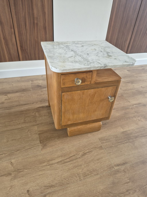 Meuble Art déco à plateau en marbre – vers 1920-1930