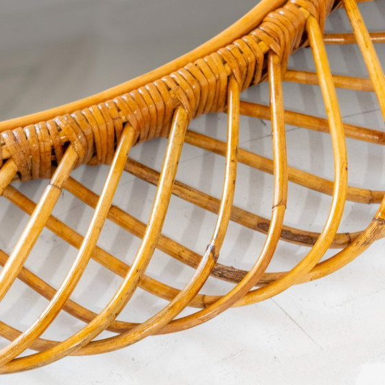 Image 1 of 1x Specchio in bambù Sunburst Mid-Century Modern, Franco Albini, Italia anni '60