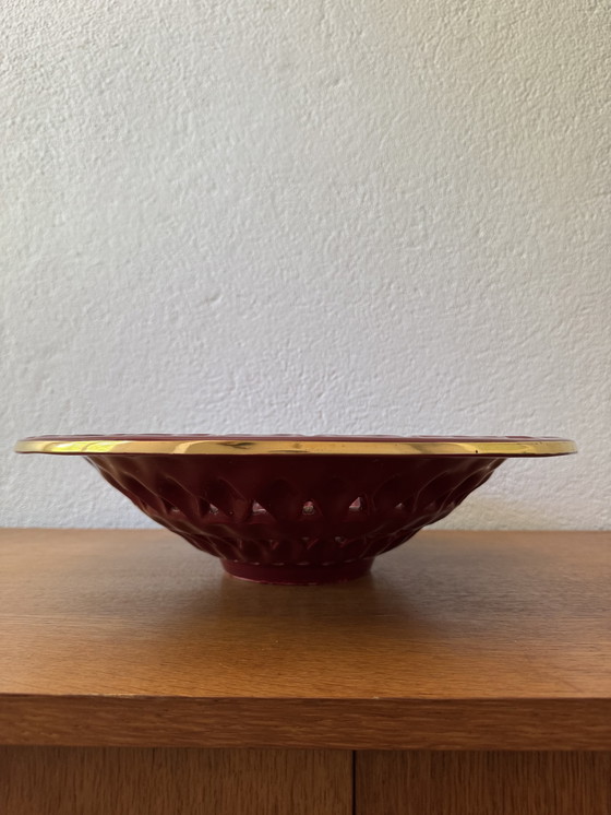 Image 1 of Grande piatto in ceramica traforata Vallauris anni '60