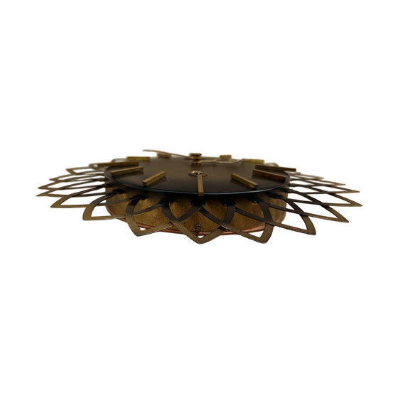 Image 1 of Mechanical sun hanging clock, Müller, Germany, 1960s.