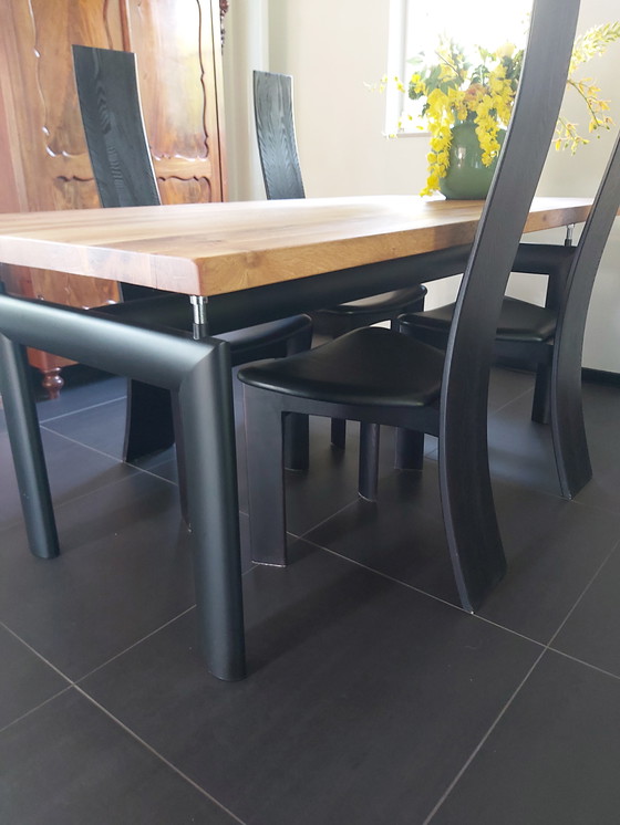 Image 1 of 4x Tranekaer Danmark Iris Chair: Design Bob + Dries Van Den Berghe 1982