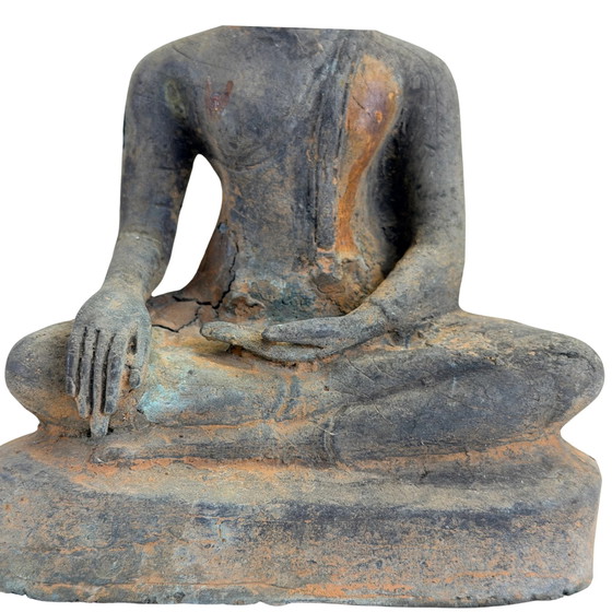 Buda Ayutthaya de bronce dorado – Tailandia, siglos XVII-principios del XVIII – Esculturas, Bronze (photo 3 of 11)
