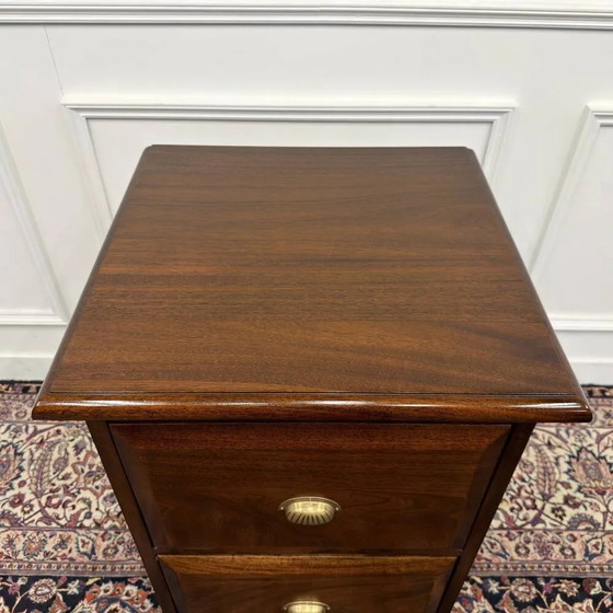 Cómoda clásica inglesa, Madera, Latón, Marrón, Italian Design (foto 10 de 10)
