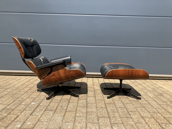 Image 1 of Late 50's Vintage Eames Lounge Chair Group Set Contura/Fehlbaum (Vitra) in License of Herman Miller
