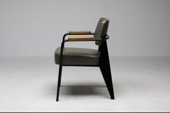 Vitra Jean Prouvé Direction Fauteuil – G-Star RAW | Rare First Edition #879 – Poltrone, Alluminio, Pelle (photo 6 of 14)
