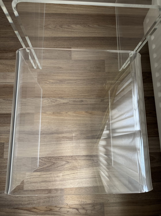 Image 1 of Bought 3 plexiglass side tables at de Bijenkorf