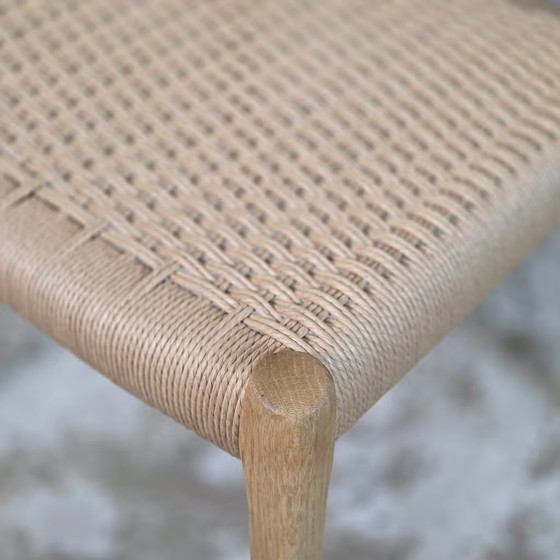 4x Niels Møller modèle 84 Chaise de salle à manger danoise en chêne savonné – J.L. Møller Møbelfabrik (photo 3 of 21)