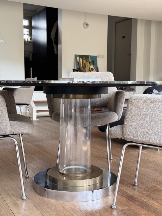 Image 1 of MESA DE COMEDOR ROMEO REGA PIEDESTALS