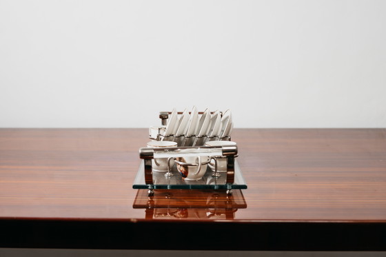 Image 1 of Luxe design koffieset van Jean Haviland uit de jaren 70, vintage model.