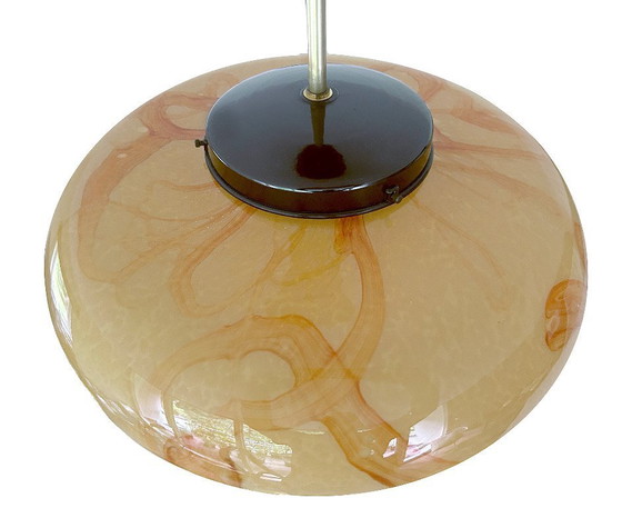 Image 1 of Lampe pendante en verre Art Déco