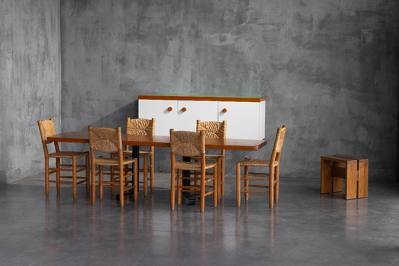 Image 1 of Wandkast van Charlotte Perriand voor Les Arcs, Frankrijk, jaren 70.